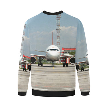HOODIE - 86 Men's Oversized Fleece Crew Sweatshirt e-joyer